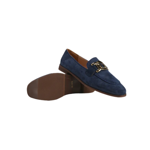 Women’s Loafers with Metal Buckle Detail