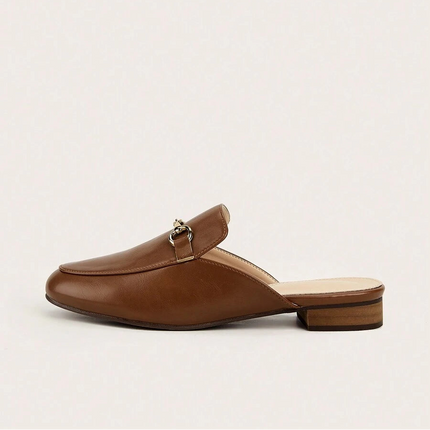 Women’s Metal Detail Mule Loafers