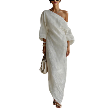 Women’s One-Shoulder Maxi Dress