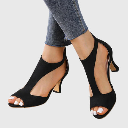 Women’s Peep-Toe Cutout Heels