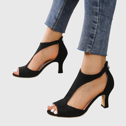 Women’s Peep-Toe Cutout Heels