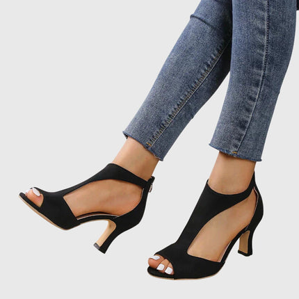 Women’s Peep-Toe Cutout Heels