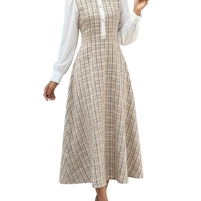 Women’s Plaid Midi Dress