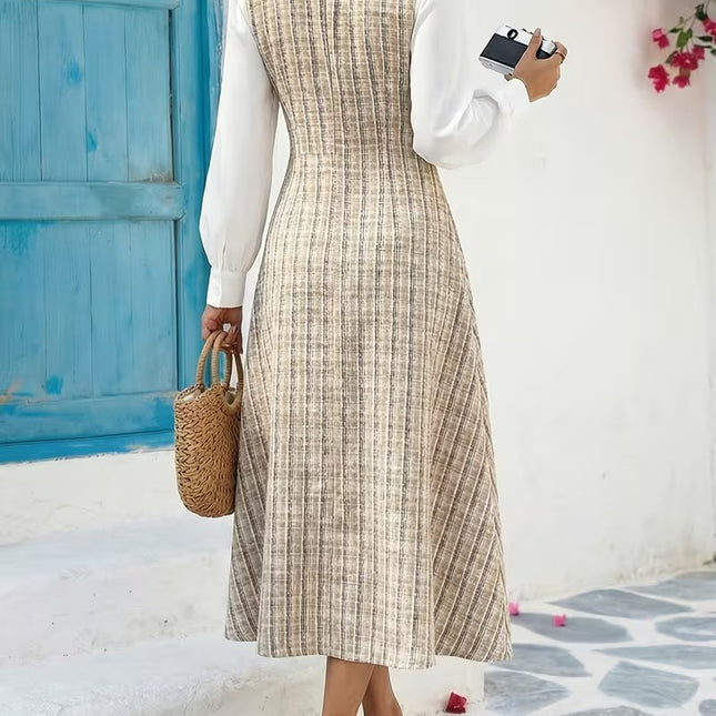 Women’s Plaid Midi Dress