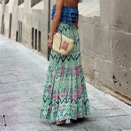 Women’s Printed Maxi Skirt