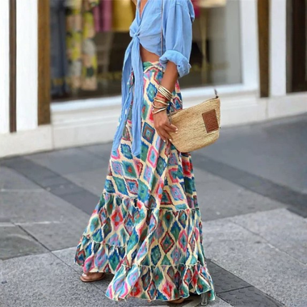 Women’s Printed Maxi Skirt