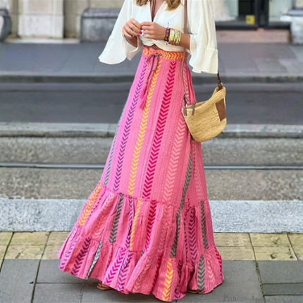 Women’s Printed Maxi Skirt