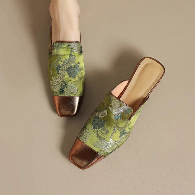 Women’s Printed Mule Heels