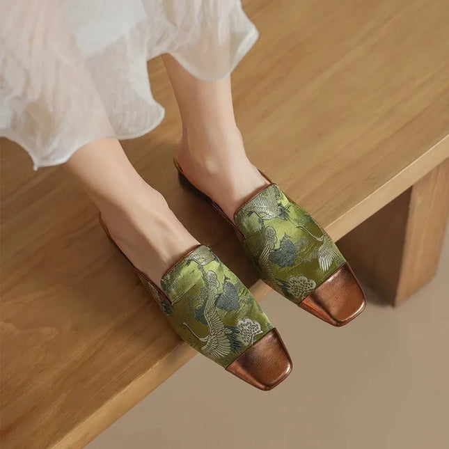 Women’s Printed Mule Heels