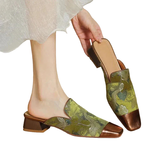 Women’s Printed Mule Heels