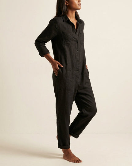 Women’s Relaxed Button-Up Jumpsuit