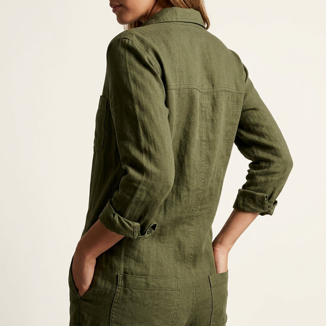Women’s Relaxed Button-Up Jumpsuit