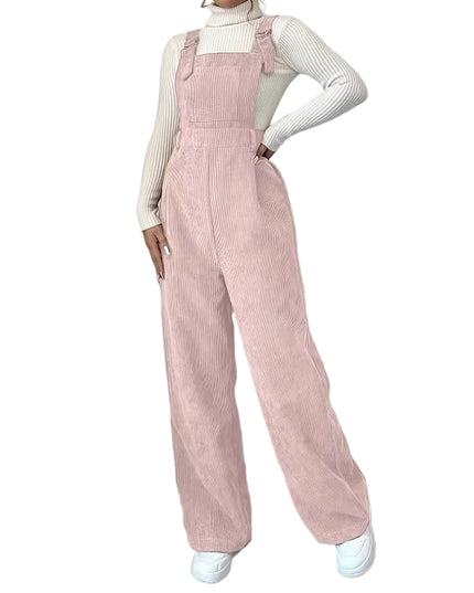 Women’s Ribbed Wide-Leg Jumpsuit