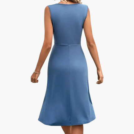 Women’s Sleeveless Wrap Front Dress