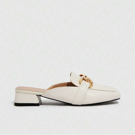Women’s Square Toe Mule Loafers