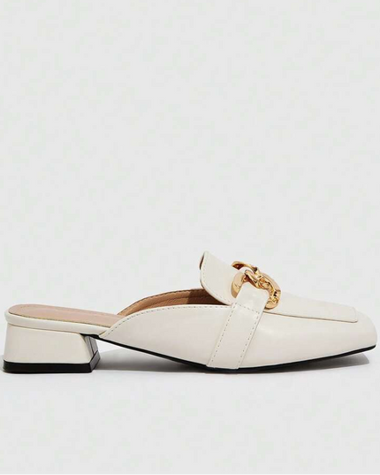 Women’s Square Toe Mule Loafers