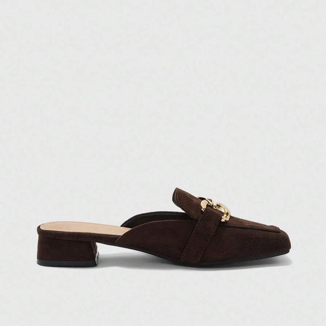 Women’s Square Toe Mule Loafers