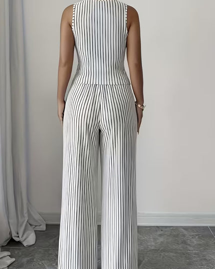 Women’s Striped Two-Piece Set