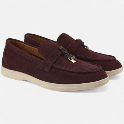 Women’s Suede Buckle Loafers