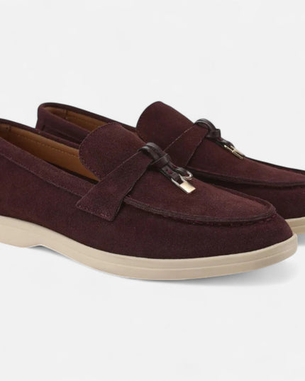Women’s Suede Buckle Loafers