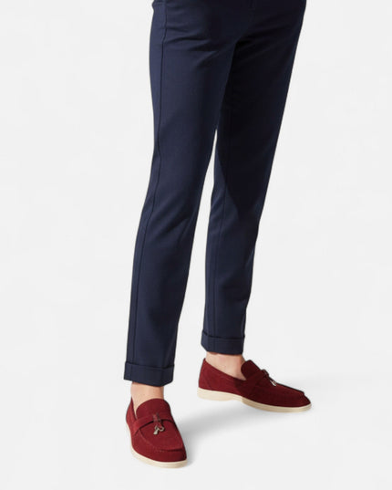 Women’s Suede Buckle Loafers