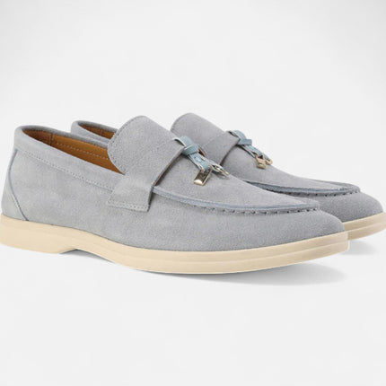 Women’s Suede Buckle Loafers