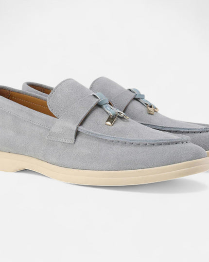 Women’s Suede Buckle Loafers