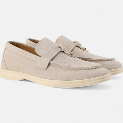 Women’s Suede Buckle Loafers