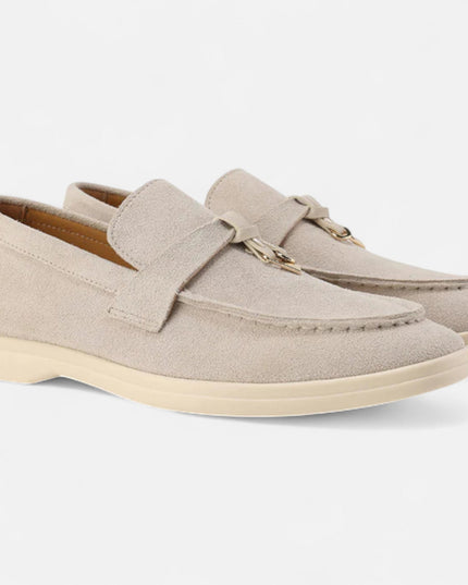 Women’s Suede Buckle Loafers