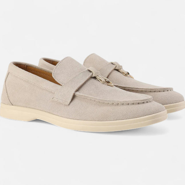 Women’s Suede Buckle Loafers