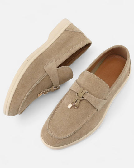 Women’s Suede Buckle Loafers