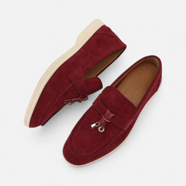 Women’s Suede Buckle Loafers