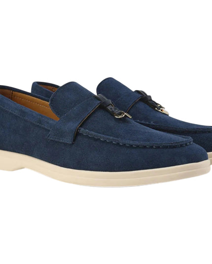 Women’s Suede Buckle Loafers