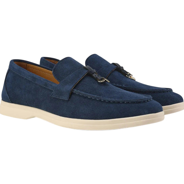 Women’s Suede Buckle Loafers