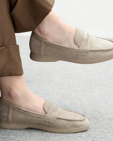 Women’s Suede Penny Loafers