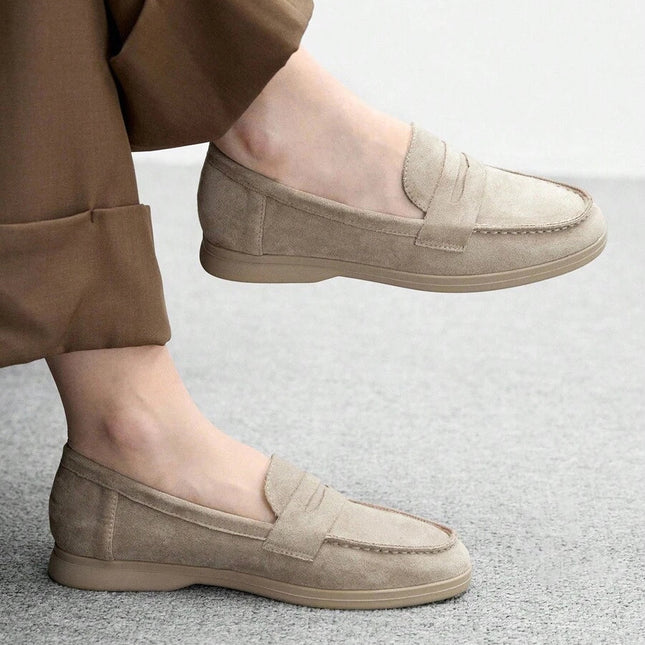 Women’s Suede Penny Loafers