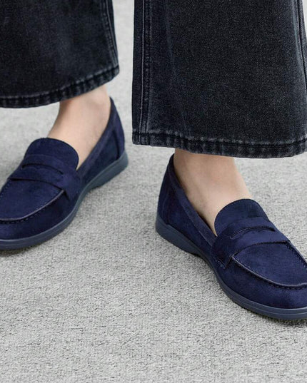 Women’s Suede Penny Loafers