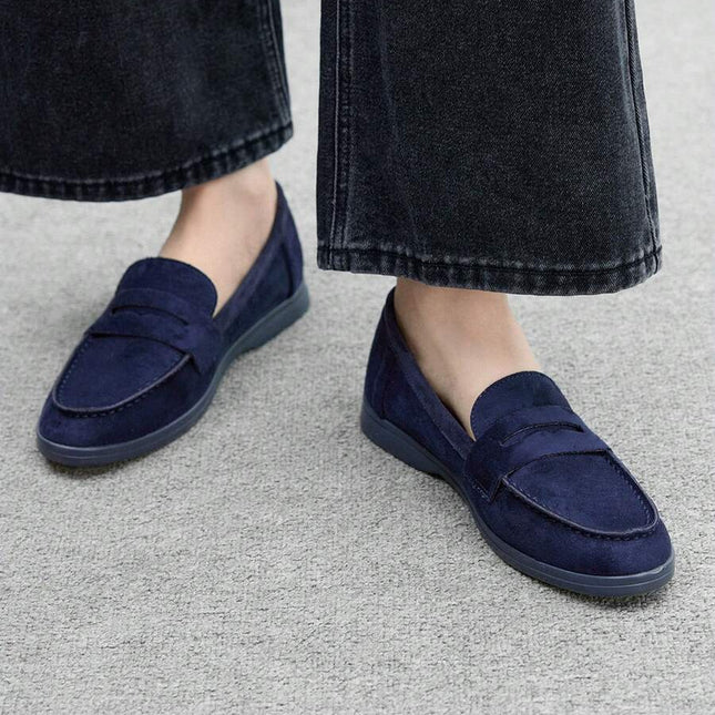 Women’s Suede Penny Loafers