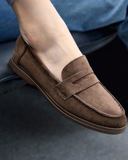 Women’s Suede Penny Loafers