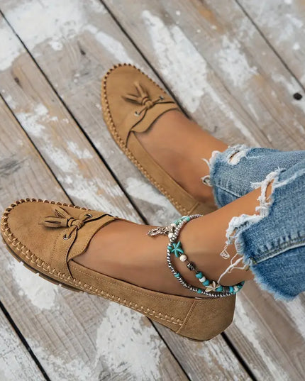 Women’s Tassel Trim Loafers