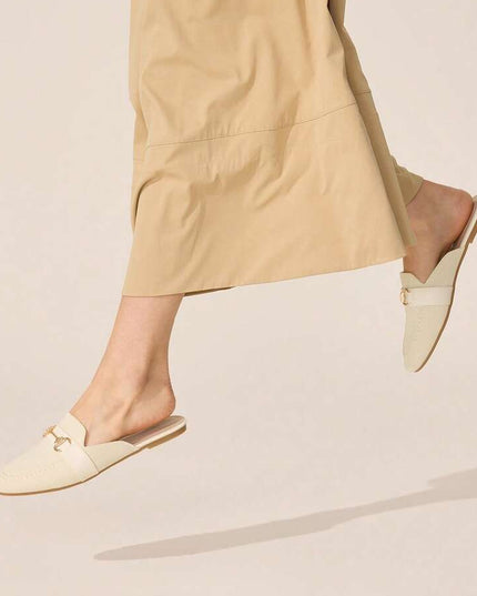Women’s Textured Horsebit Mule Shoes