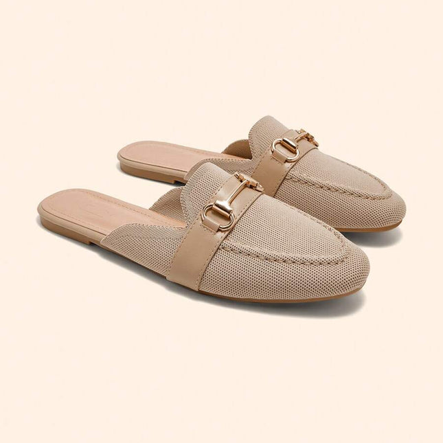 Women’s Textured Horsebit Mule Shoes