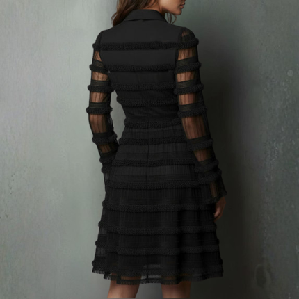 Women’s Tiered Mesh Mini Dress