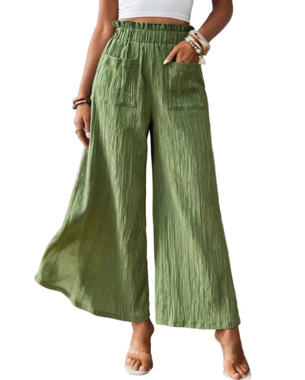 Women’s Wide Leg Drawstring Trousers