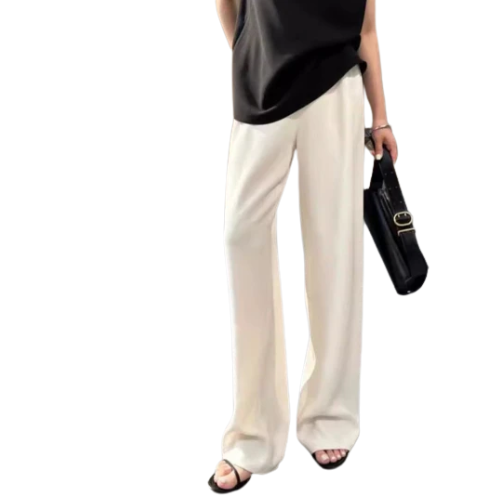 Women’s Wide-Leg Trousers with High Waist
