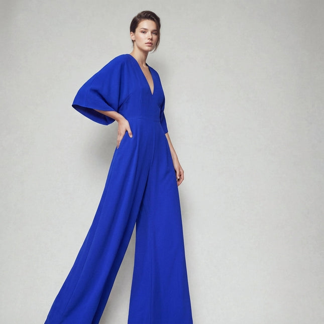 Women’s Wide-Leg Wrap Jumpsuit