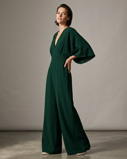 Women’s Wide-Leg Wrap Jumpsuit