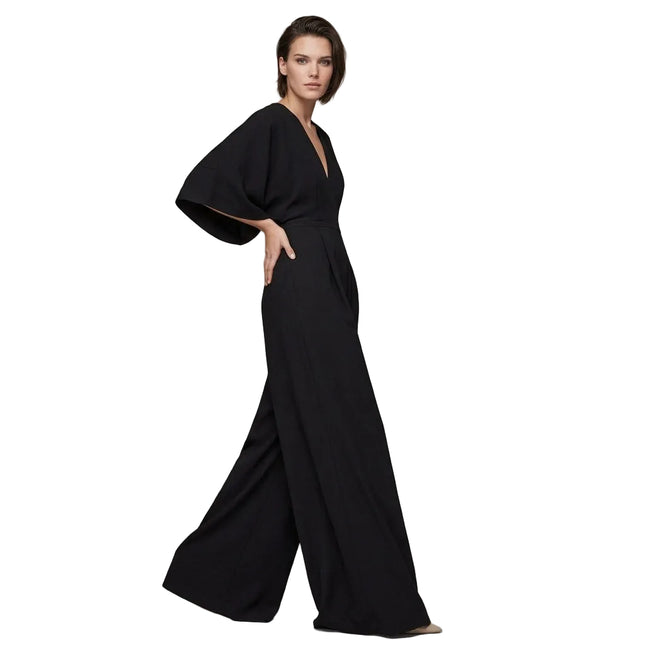 Women’s Wide-Leg Wrap Jumpsuit