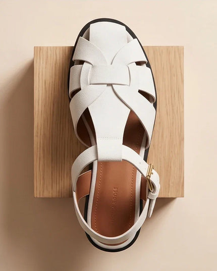 Women’s Woven Strap Slingback Sandals