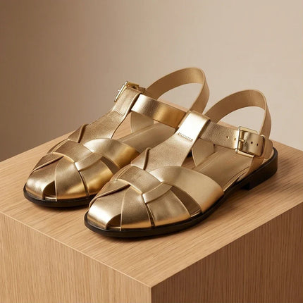 Women’s Woven Strap Slingback Sandals